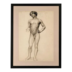 École Des Beaux-Arts Academic Study, France, Circa 1880