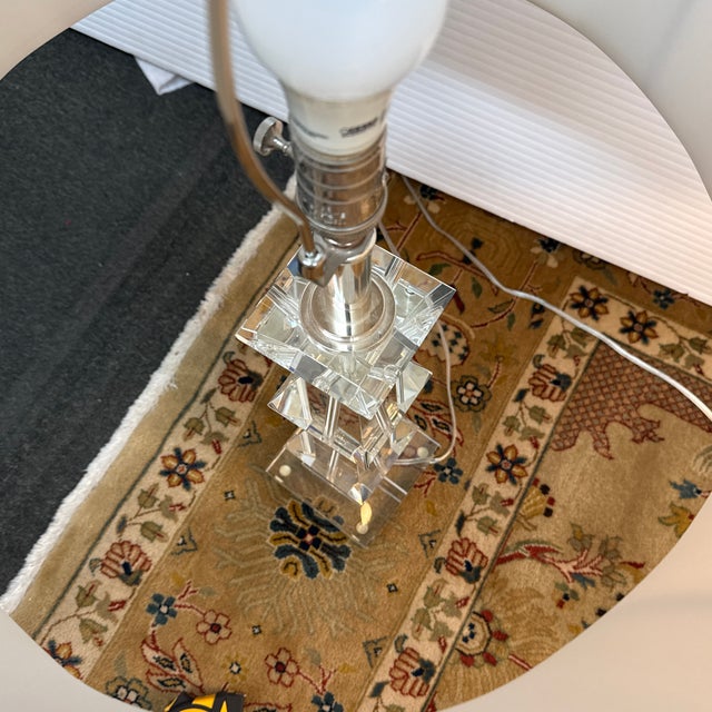 Ethan Allen Crystal Table Lamps, Pair For Sale - Image 13 of 14