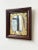 Gold Antique Reverse Painted Glass Mat Framed Mirror, Circa Early 20th Century For Sale - Image 8 of 18