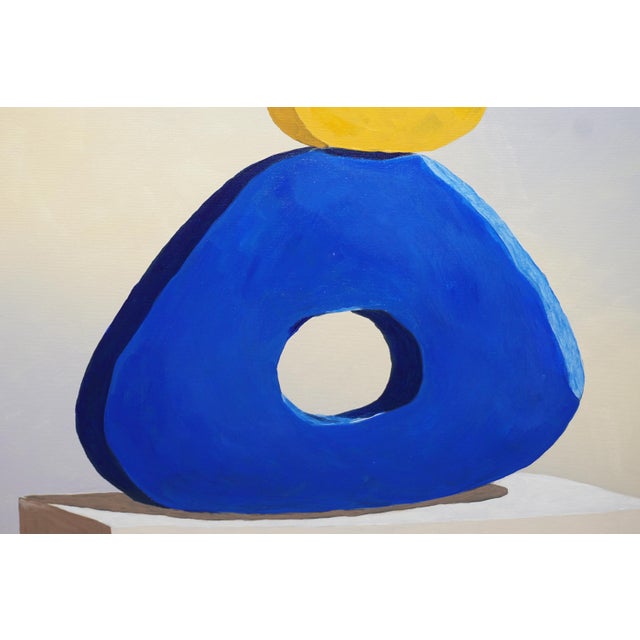 2026, Contemporary Painting on Canvas, Primary Tones Totem, For Sale In Miami - Image 6 of 9