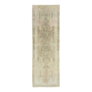 Galerie Shabab Collection Mid-20th Century Turkish Anatolian Wide Gallery Runner For Sale