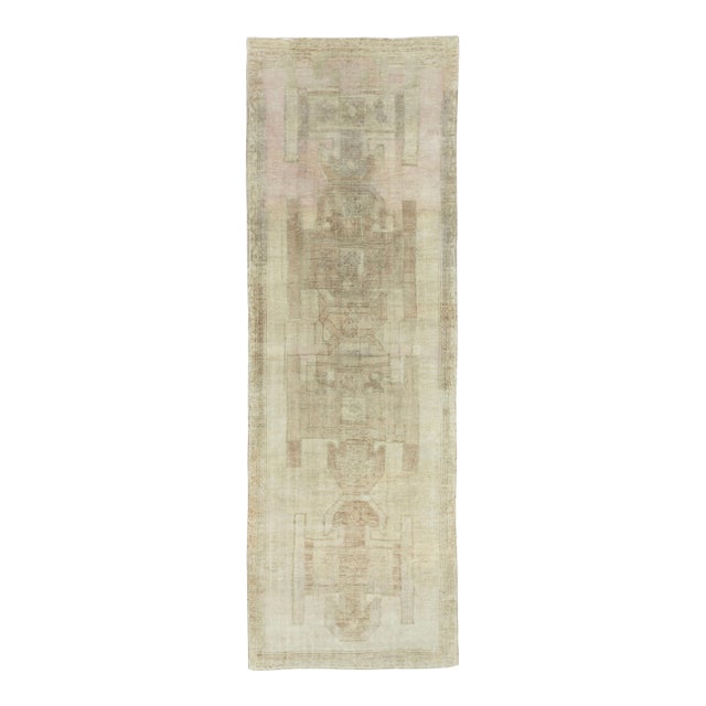 Galerie Shabab Collection Mid-20th Century Turkish Anatolian Wide Gallery Runner For Sale