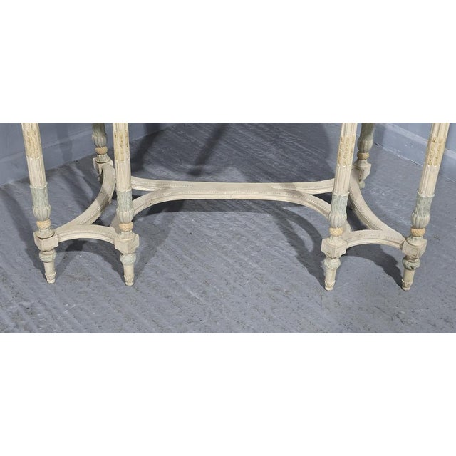 French Painted Bergere Dressing Table, 1900 For Sale - Image 18 of 18