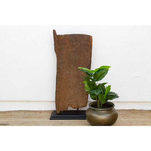 Brown Handhewn Primitive 19th Century Sahelian Door For Sale - Image 8 of 8