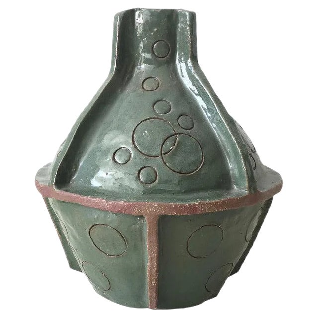 Space Age Pottery Jar by J. Verdoorn, 1968 For Sale