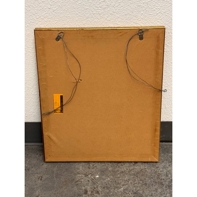 Late 20th Century Ornate Gold Framed Mirror, Vintage For Sale - Image 5 of 12