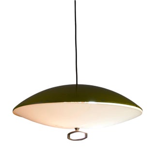 Italian Yellow Pendant Lamp, 1950s For Sale