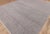 12' x 15' Savannah Hand Knotted Modern Grey Wool & Silk Rug For Sale - Image 6 of 17