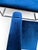 Pair of Hollywood Regency Cobalt Blue Velvet & Chrome Benches For Sale - Image 11 of 11