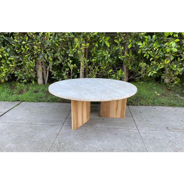 Travertine Coffee Table Chairish