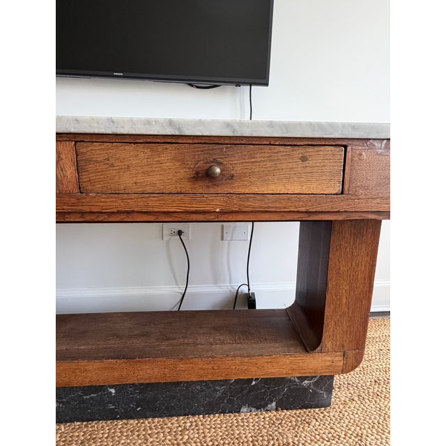Marble Top Console For Sale - Image 4 of 4