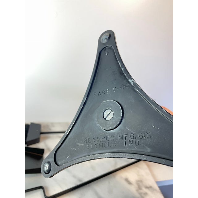 Wood 1960s Vintage Seymour Manufacturing Company Mid Century Modern Fireplace Tool Set For Sale - Image 7 of 9