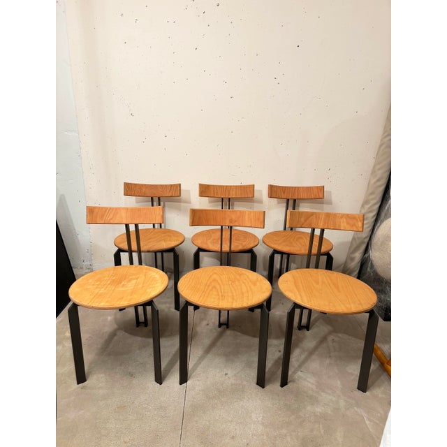 1980s Model Zeta Chairs by Martin Haksteen for Harvink, 1980s, Set of 4 For Sale - Image 5 of 8