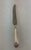 English 1980s Silver Dessert/ Knife, Feather Edge. For Sale - Image 3 of 10