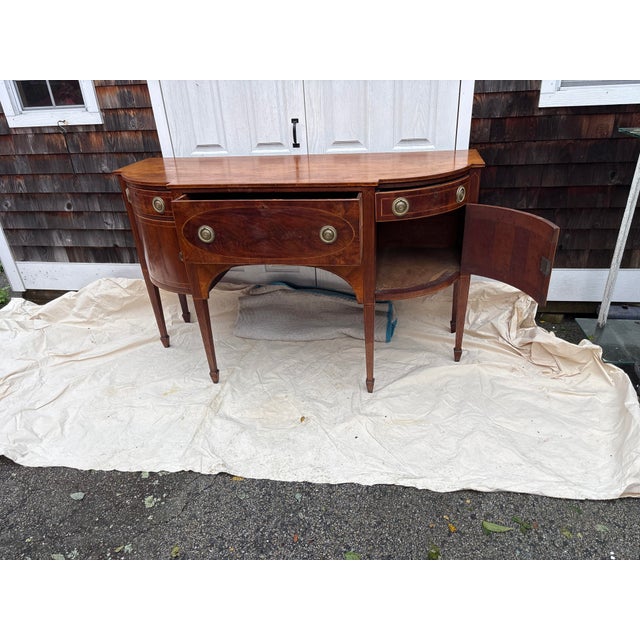 Brown Eary 19th Century Federal Mahogany Sideboard For Sale - Image 8 of 10