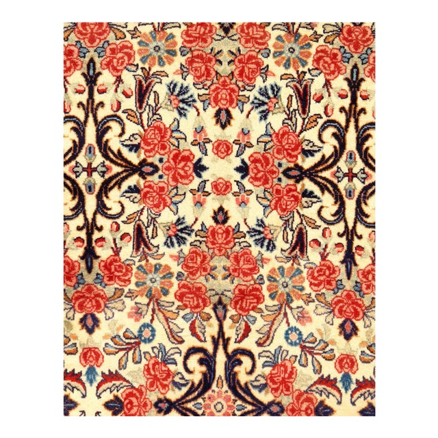 Tribal Pasargad Persian Bidjar Rug- 4' X 5' For Sale - Image 3 of 4