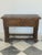 Beautiful Jason Scott console table handcrafted from reclaimed teak with intricate hand carved detailing 2 drawers...