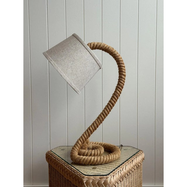 Coastal Vintage Jute Rope Table Lamps, Pair For Sale - Image 13 of 18
