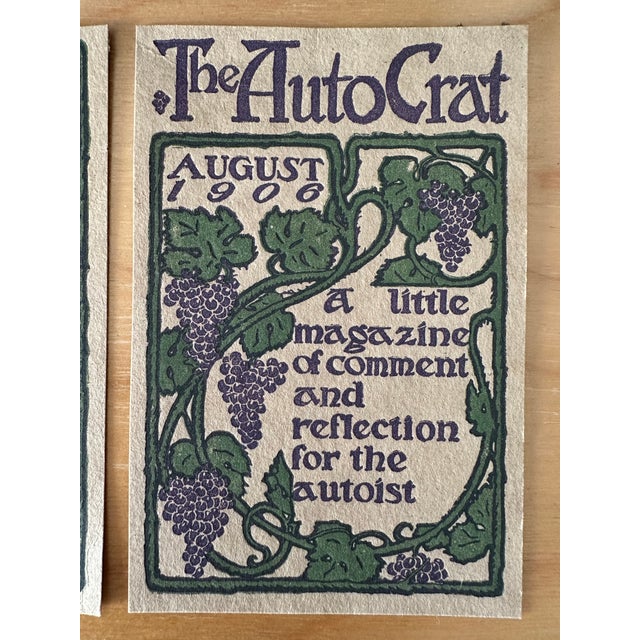 Traditional Antique Automobile Advertising Ephemera For Sale - Image 3 of 14