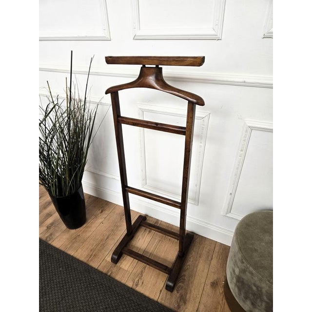 1970s Mid-Century Italian Wood Valet Stand, 1970s For Sale - Image 5 of 8
