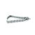 Silver 14k White Gold Diamond Slide-Bezel Link Italian Men's Bracelet For Sale - Image 8 of 9
