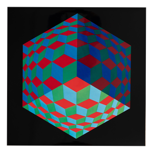 Victor Vasarely, HAT VI, Photogravure