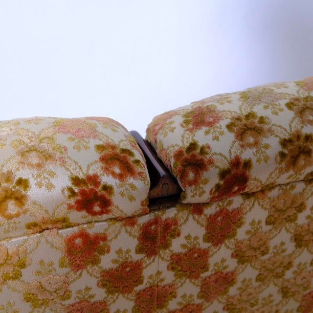 Vintage Regency Italian Three-Seater Velvet Sofa, 1950s For Sale - Image 14 of 18