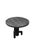 Teak Wood Table, Stunning Wood Textures Burnt Black Finish, Modern Organic For Sale - Image 6 of 7