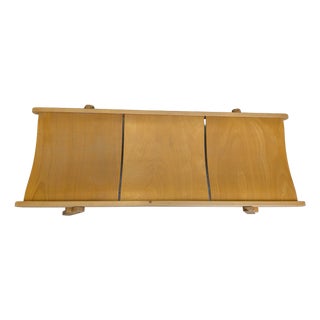 Vintage Folding Wooden Daybed, 1970s For Sale