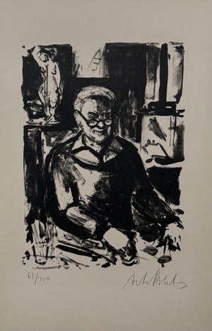 Arbit Blatas, Lithuanian French Artist Arbit Blatas Lithograph Raoul Dufy School of Paris, 1962