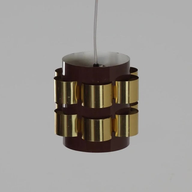 1970s Danish Pendant by Werner Schou for Coronell Elektro, 1970s For Sale - Image 5 of 9
