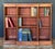 Edwardian Breakfront Bookcase of Mahogany From England For Sale - Image 10 of 12