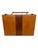 Cream Vintage Mid-Century Cream and Brown Striped Backgammon Game Set in Travel Case For Sale - Image 8 of 9