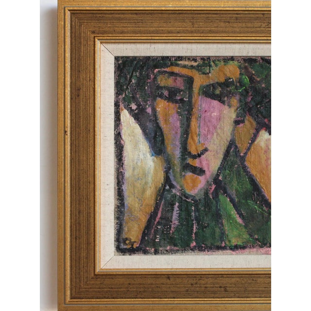 Contemporary Florentine School Artist, Hidden Portraits XVIII, 1990s, Acrylic on Canvas, Framed For Sale - Image 3 of 10