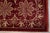 8x10 Majestic Artisan Coral Starburst Medallion Handknotted Afghan Wool Rug For Sale In New York - Image 6 of 7