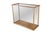 Traditional Late 20th Century Model Ship Glass Display Case Art Gallery Shop Showcase Vitrine Cabinet 48" For Sale - Image 3 of 15