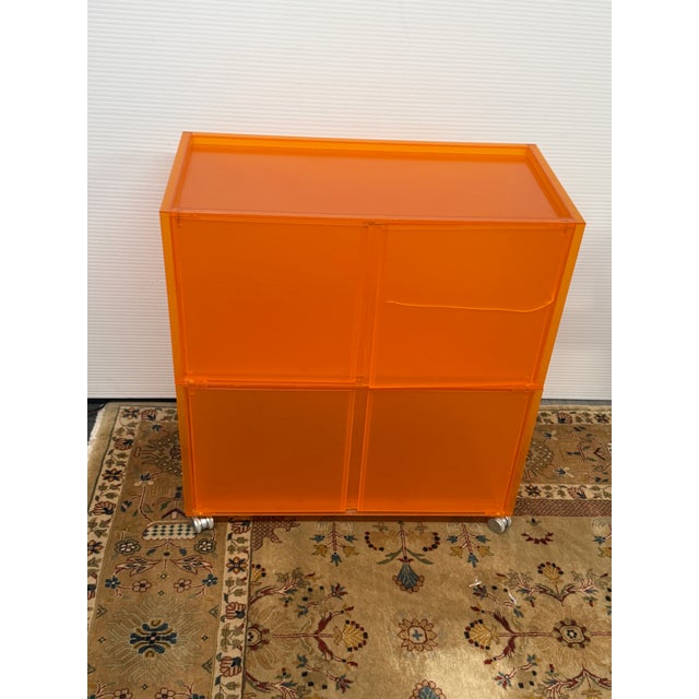 Plastic Piero Lissoni for Kartell One Storage Unit, Set of Two For Sale - Image 7 of 12
