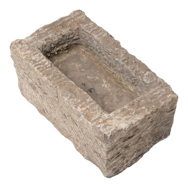 Chinese Chiseled Stone Trough, C. 1850 For Sale