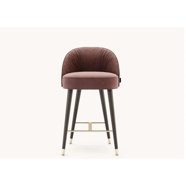 Camille Counter Chair with Metal Cups by Domkapa For Sale - Image 4 of 6