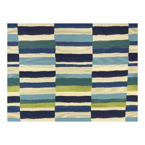 Thibaut Carnivale InsideOut Blue & Green Abstract Geometric Upholstery Fabric