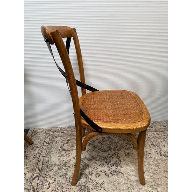 Arhaus Cadence Tan Chairs, Pair For Sale - Image 12 of 12