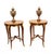 Sumptuous pair of French side tables in the Empire manner Original ormolu fixtures, great as a pair of lamp tables Great...