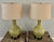 Mid-Century Modern 1940s Pair of MCM Designer Richard Lindley Melrose Place Celadon Porcelain Table Lamps For Sale - Image 3 of 13