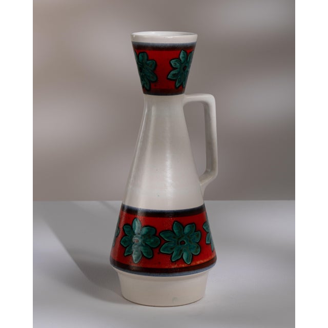 Mid 20th Century Germany White Ceramic Jar For Sale - Image 4 of 15