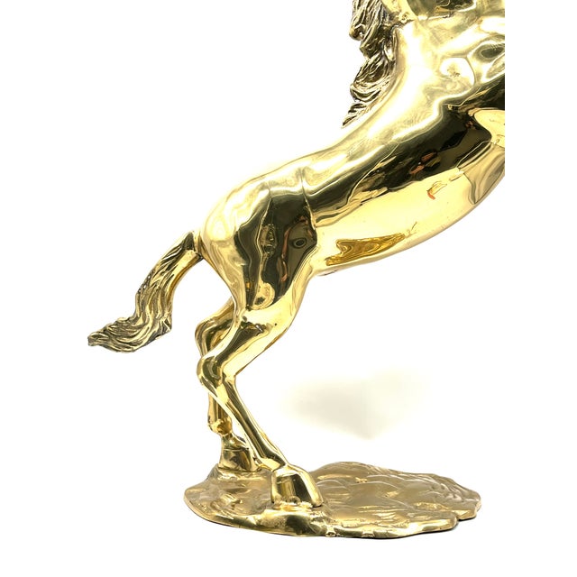 Mid-Century Modern Rearing Horse by Motta, 1970s For Sale - Image 9 of 18