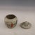Chinese Vintage Chinese Celadon Famille Rose "Boys Playing" Covered Jar - 14.8cm For Sale - Image 3 of 5