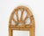 Mid-Century Modern Arch Wall Mirror in Bamboo and Rattan, 1970s For Sale - Image 9 of 12