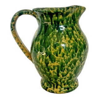 Antique Splatterware Pitcher For Sale
