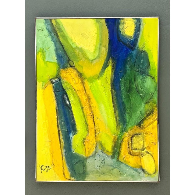 Rieger Signed Abstract Painting For Sale - Image 4 of 18