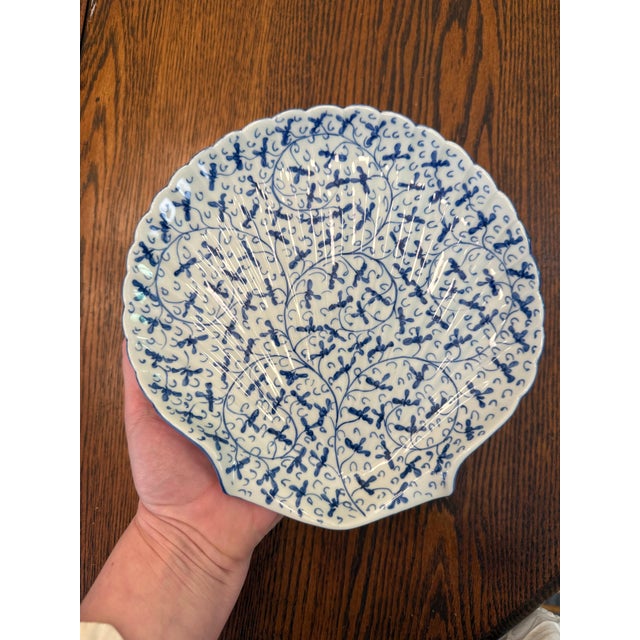 Perfect for a catchall trinket dish and functional as a serving piece. Blue and white pottery has a rich history, with its...